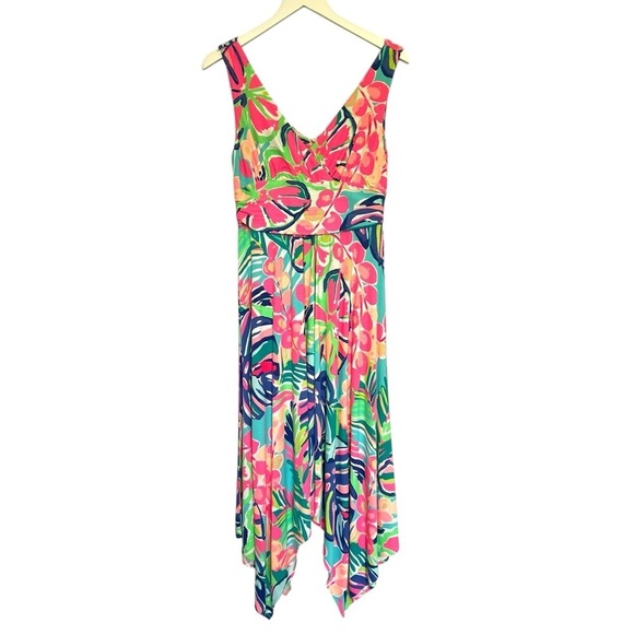 Lilly Pulitzer Sloane Midi Dress Exotic Garden Size M NEW RARE - Picture 6 of 15